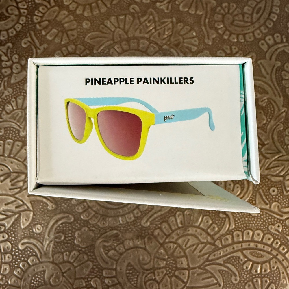 Goodr Pineapple Painkiller OG Sunglasses - Picture 2 of 5